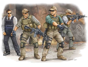 PMC VIP Security Guard Figures in Iraq 2005