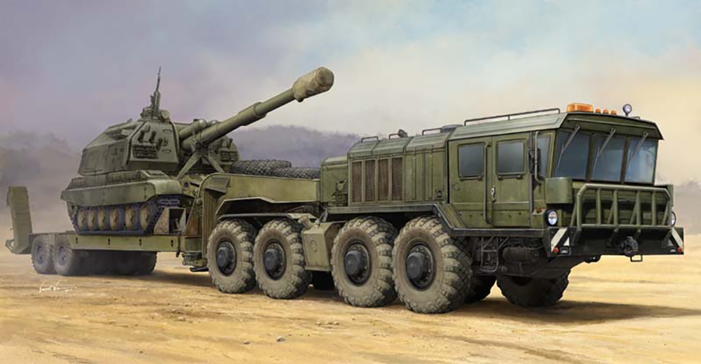 Russian KZKT-7428 Russian Tank Transporter