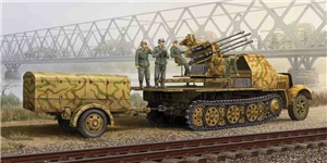 German Army SdKfz 7/1 (Late) 2cm FlaK38 Anti-Aircraft Vehicle