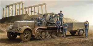 German Army SdKfz 7/2 (Early) 3.7cm FlaK37 Anti-Aircraft Vehicle