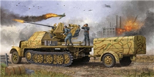 German Army SdKfz 7/2 3.7cm FlaK37 (Late) Anti-Aircraft Vehicle