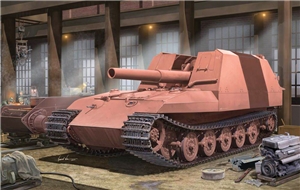 German Army Geschützwagen Grille 21 Self-Propelled Artillery Vehicle