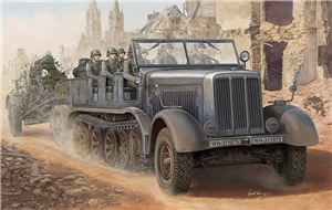 German Army SdKfz 8 Schwerer Zugkraftwagen 12t Half-Track Vehicle