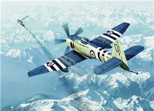 British Royal Navy Hawker Sea Fury FB.11 WWII Fighter Aircraft