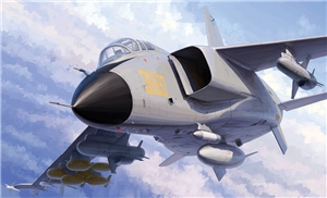 Chinese Air Force JH-7A PLA Flying Leopard Fighter Aircraft