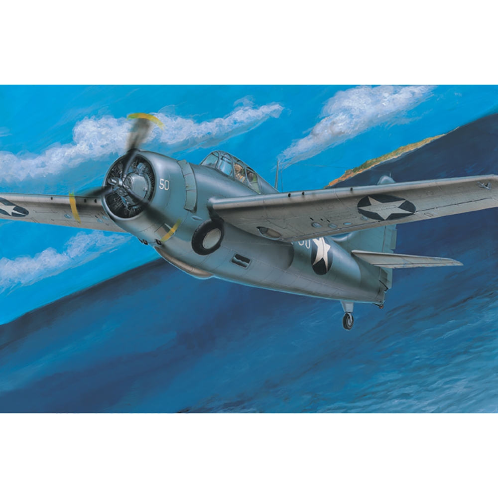 US Navy F4F-4 Grumman Wildcat Fighter Aircraft