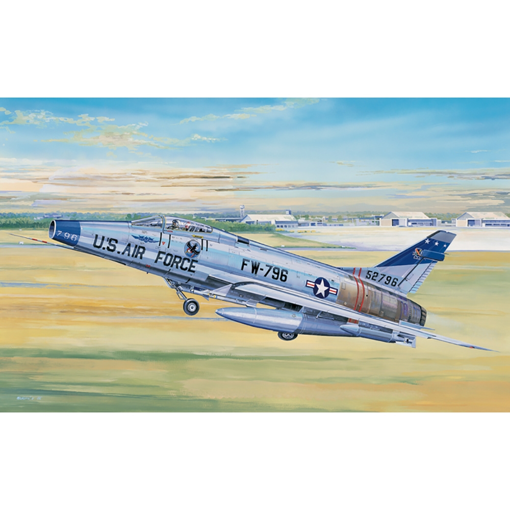 US Air Force F-100D Super Sabre Fighter Aircraft