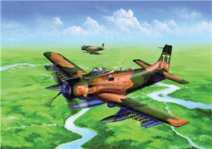 US Navy A-1J AD-7 Skyraider Attack Aircraft