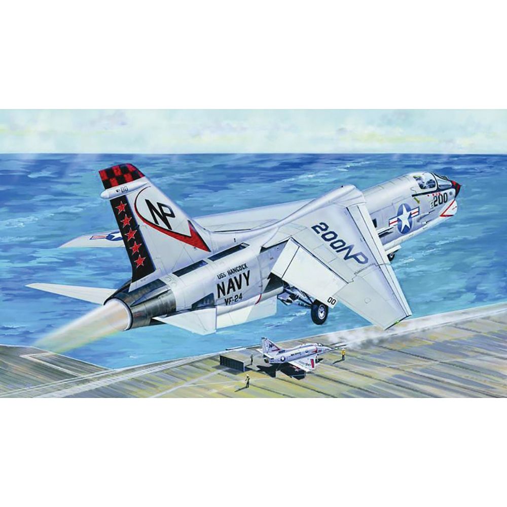 US Navy F-8J Crusader Fighter Aircraft