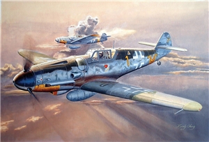 German Air Force Messerschmitt Me Bf 109G-6 (Early) Fighter Aircraft