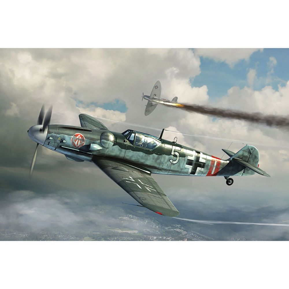 German Air Force Messerschmitt Me Bf 109G-6 (Late) Fighter Aircraft
