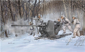 German Army FlaK37 3.7cm Anti-Aircraft Gun