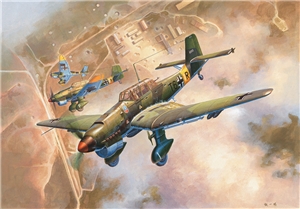 German Air Force Junkers Ju 87B-2 Stuka Dive Bomber Aircraft