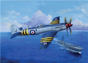 British Royal Navy Supermarine Seafang Mk 32 Fighter Aircraft