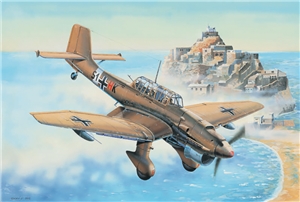 German Air Force Junkers Ju 87R Stuka Dive Bomber Aircraft