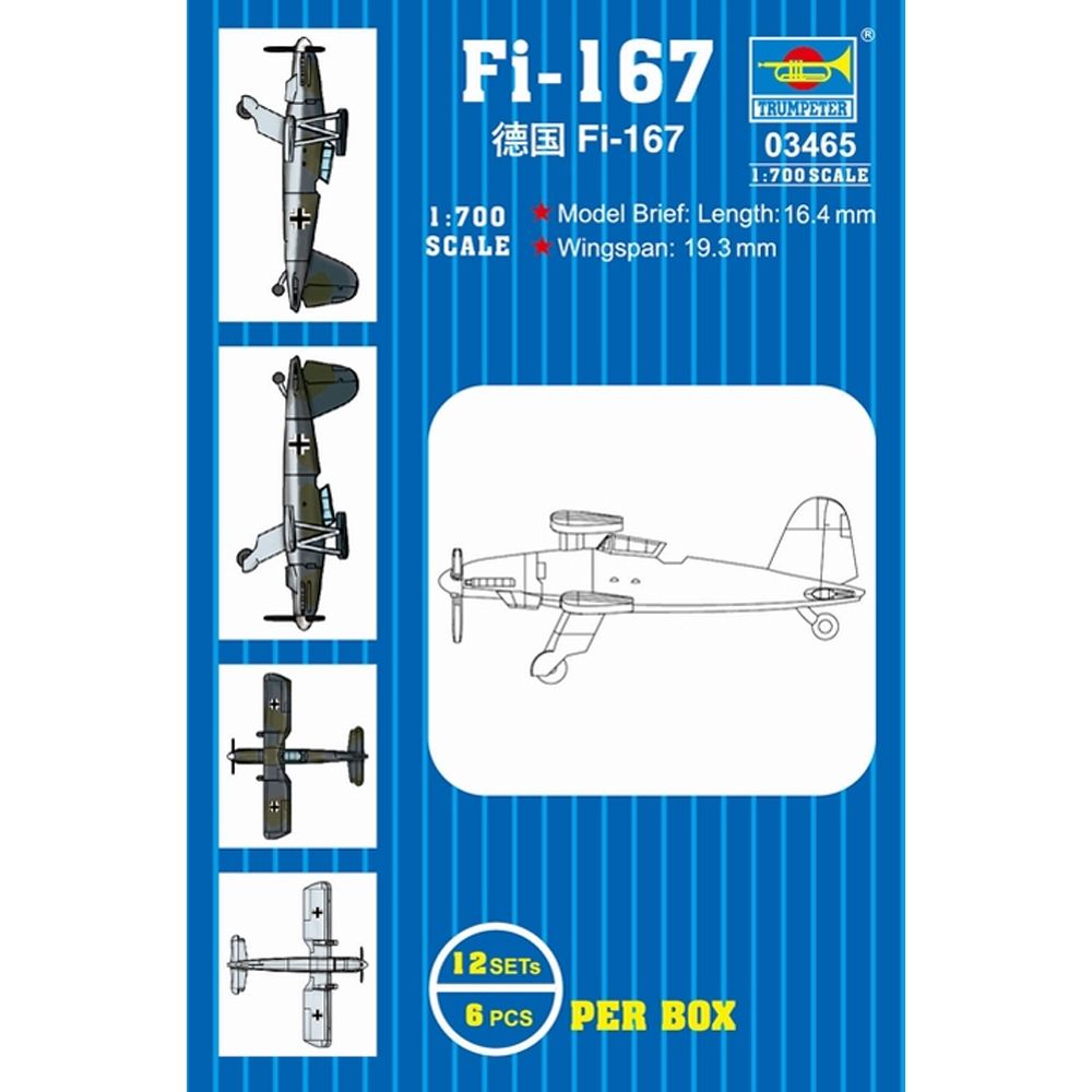 German Fieseler Fi 167 (Qty 12) Aircraft Accessory Pack