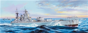 British Royal Navy HMS Nelson 1944 WWII Battleship