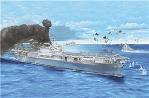US Navy USS Yorktown CV-5 Aircraft Carrier Ship