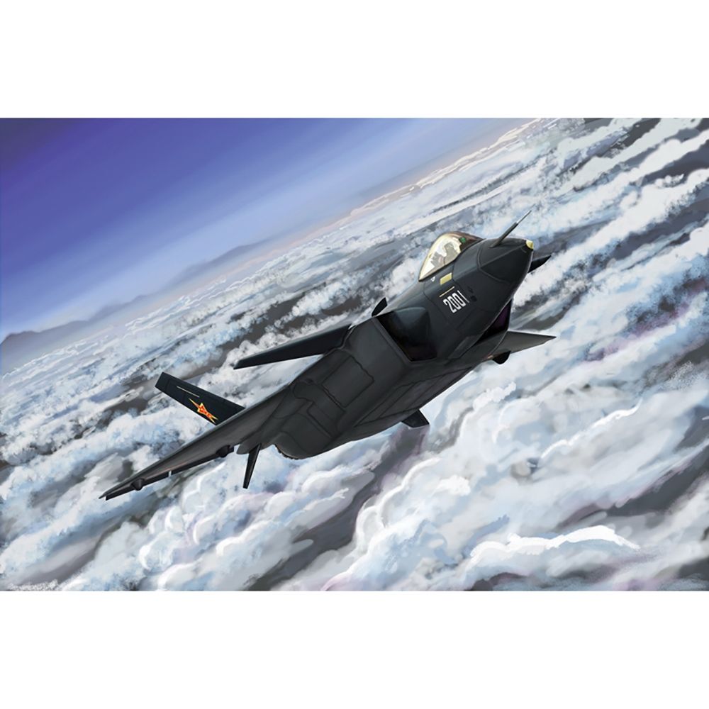 Chinese Air Force J-20 Mighty Dragon Fighter Aircraft