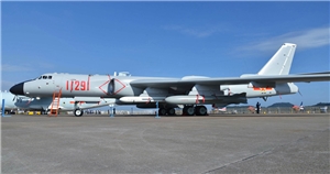 Chinese Air Force Xian H-6K Strategic Bomber Aircraft