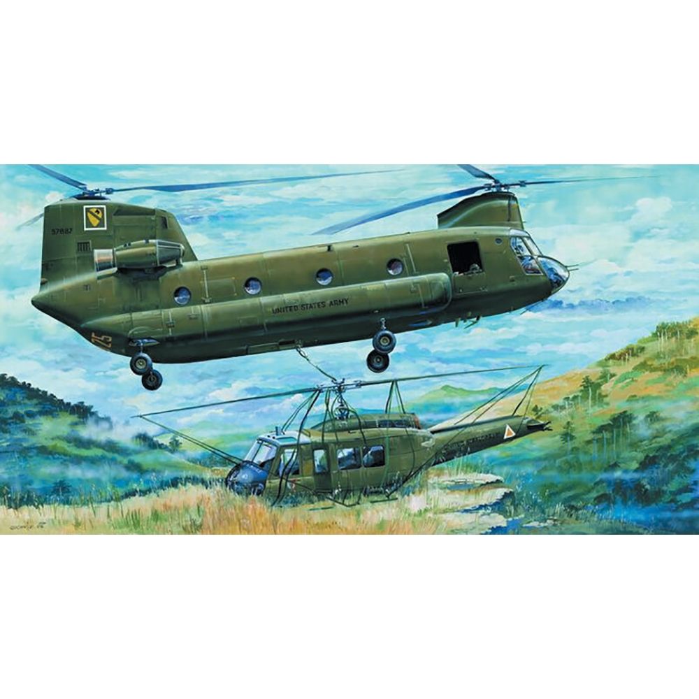 US Army CH-47A Chinook Transport Helicopter