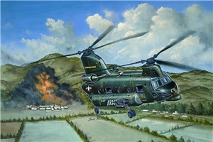 PKTM05113 US Army ACH-47A Chinook Armoured Helicopter Gunship