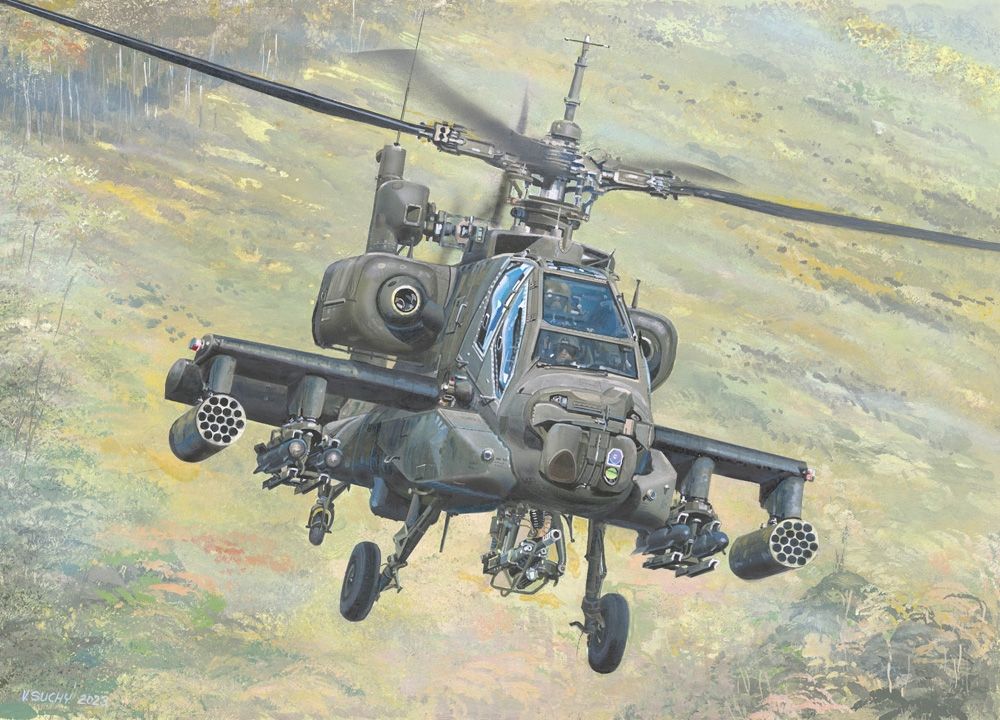 US Army AH-64A Apache Late Helicopter