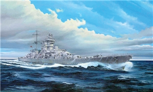 German Navy Prinz Eugen 1945 Heavy Cruiser Ship