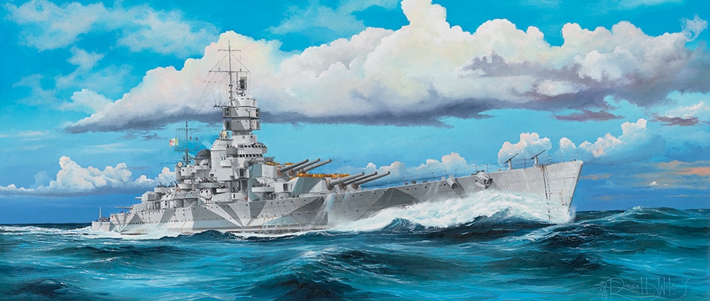 RN Vittorio Veneto Italian Navy Battleship 1940