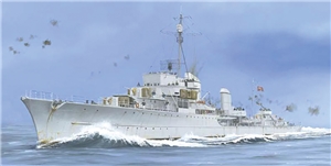 German Navy Zerstorer Z43 1944 WWII Destroyer Ship