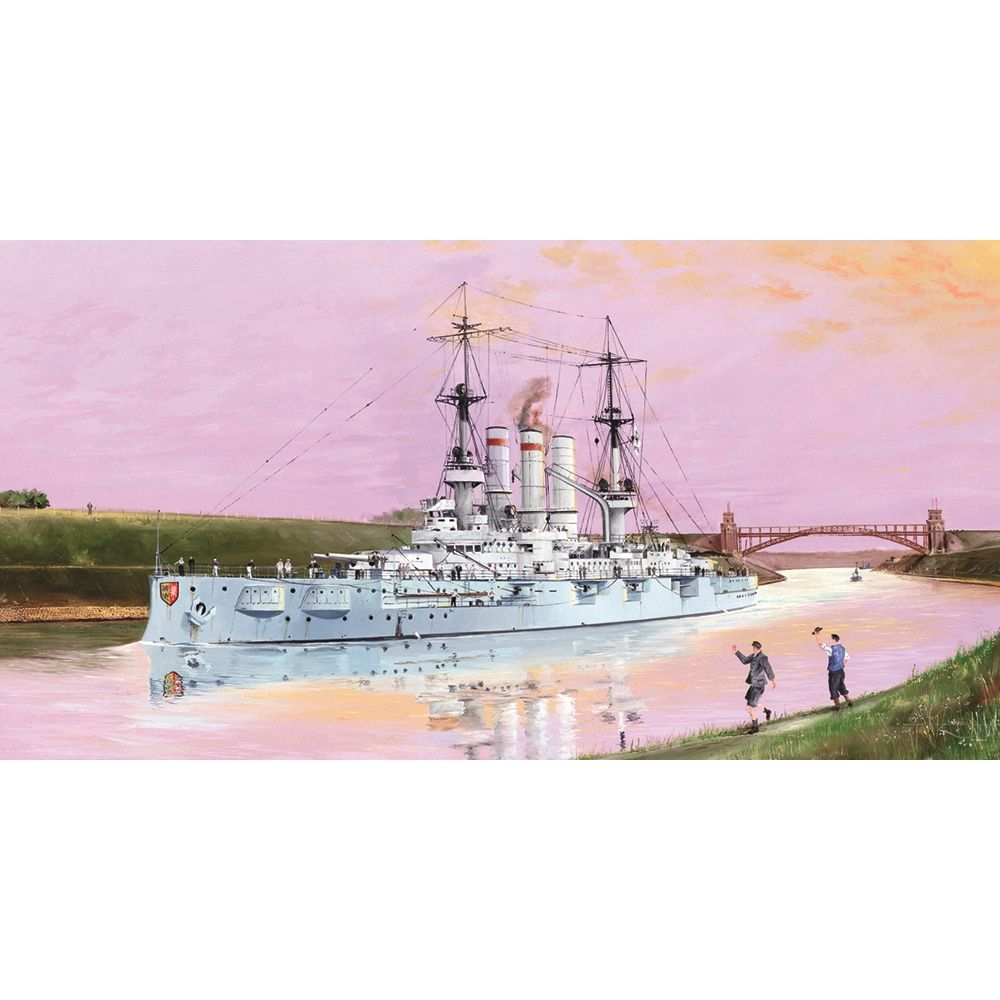 German Navy Schleswig-Holstein 1908 Battleship