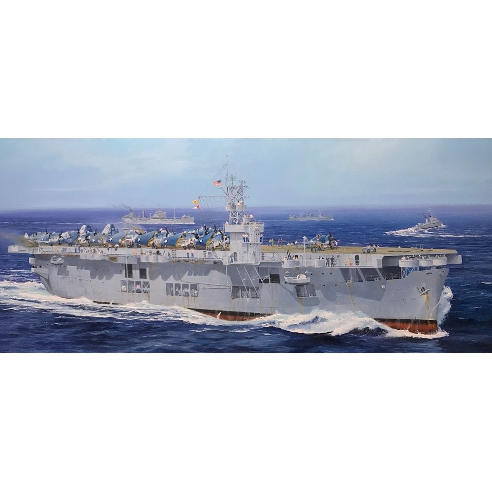 US Navy USS Sangamon CVE-26 Escort Carrier Ship
