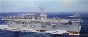 US Navy USS Sangamon CVE-26 Escort Carrier Ship