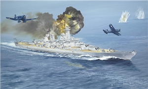 PKTM05373 US Navy USS Ohio BB-68 Cancelled Montana Class Battleship