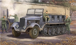 German Army SdKfz 6 Half-Track Artillery Vehicle