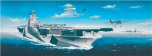 US Navy USS Ticonderoga CV-14 Aircraft Carrier Ship
