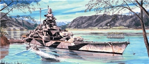 German Navy Tirpitz WWII Battleship