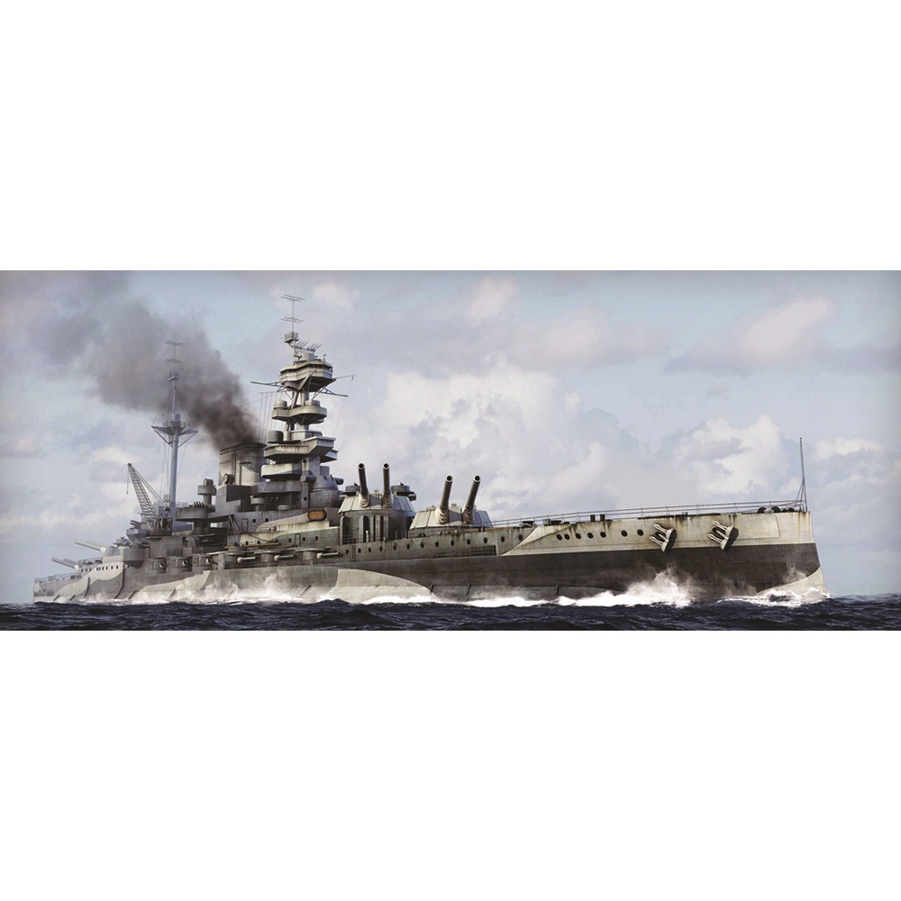 British Royal Navy HMS Malaya 1943 Battleship