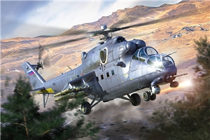 PKTM05830 Russian Air Force Mi-35M Hind-E Attack Helicopter