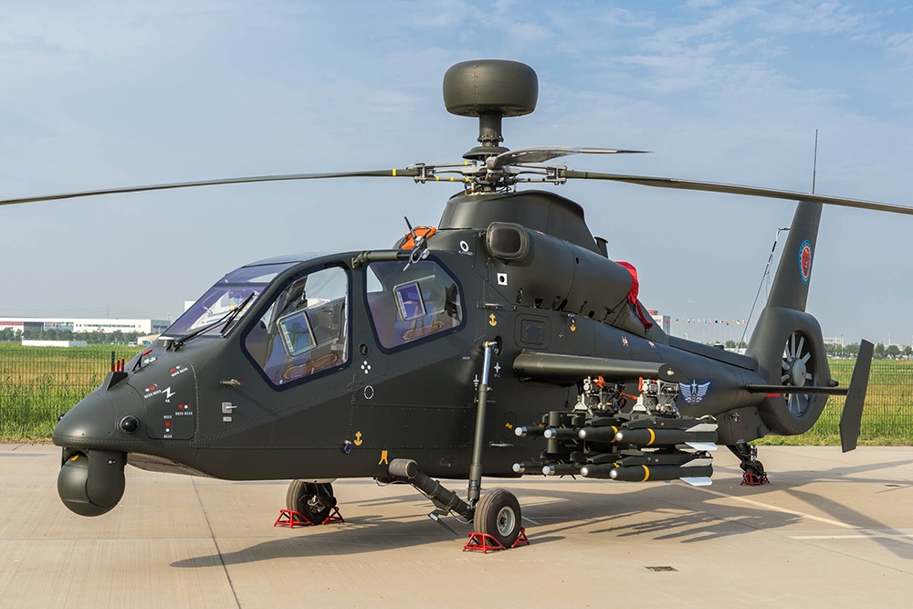 Chinese PLAAF Z-19G Light Scout/Attack Helicopter