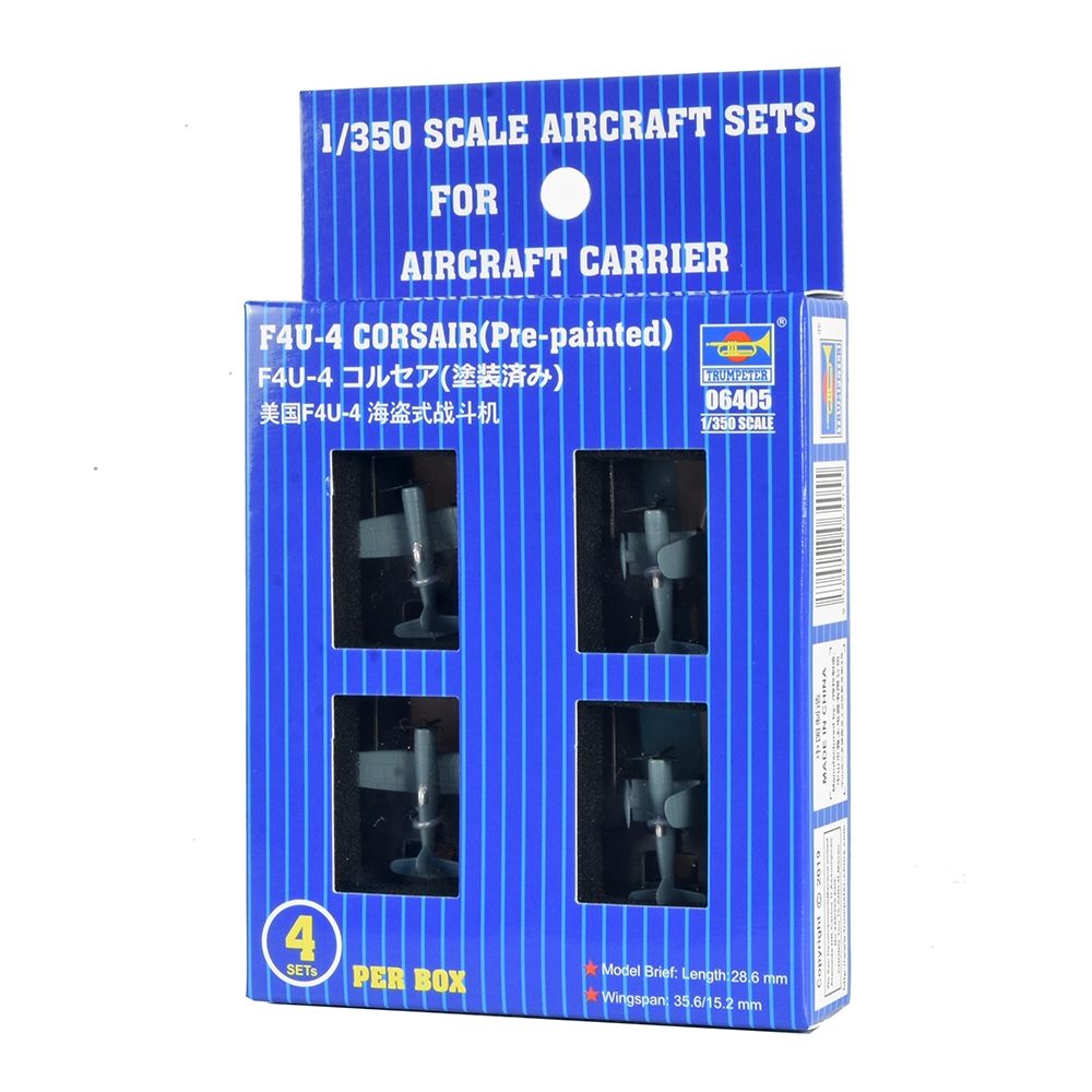 US F4U-4 Corsair (Qty 4 Pre-Painted) Aircraft Accessory Pack