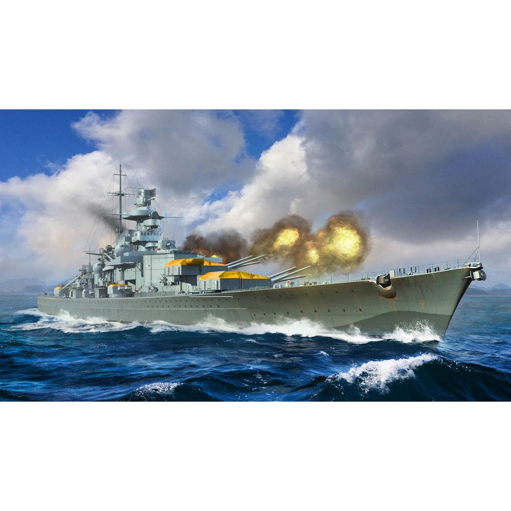 German Navy Gneisenau WWII Battleship