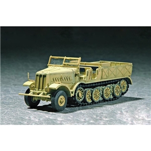 German Army SdKfz 9 18ton Half-Track Vehicle w/ 6T Bilstein Crane