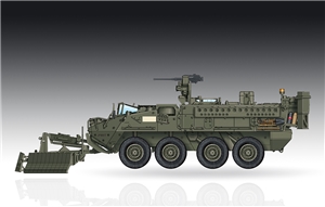PKTM07427 US Army M1132 Stryker Engineer Squad Vehicle w/SMP & AMP Mine Plough