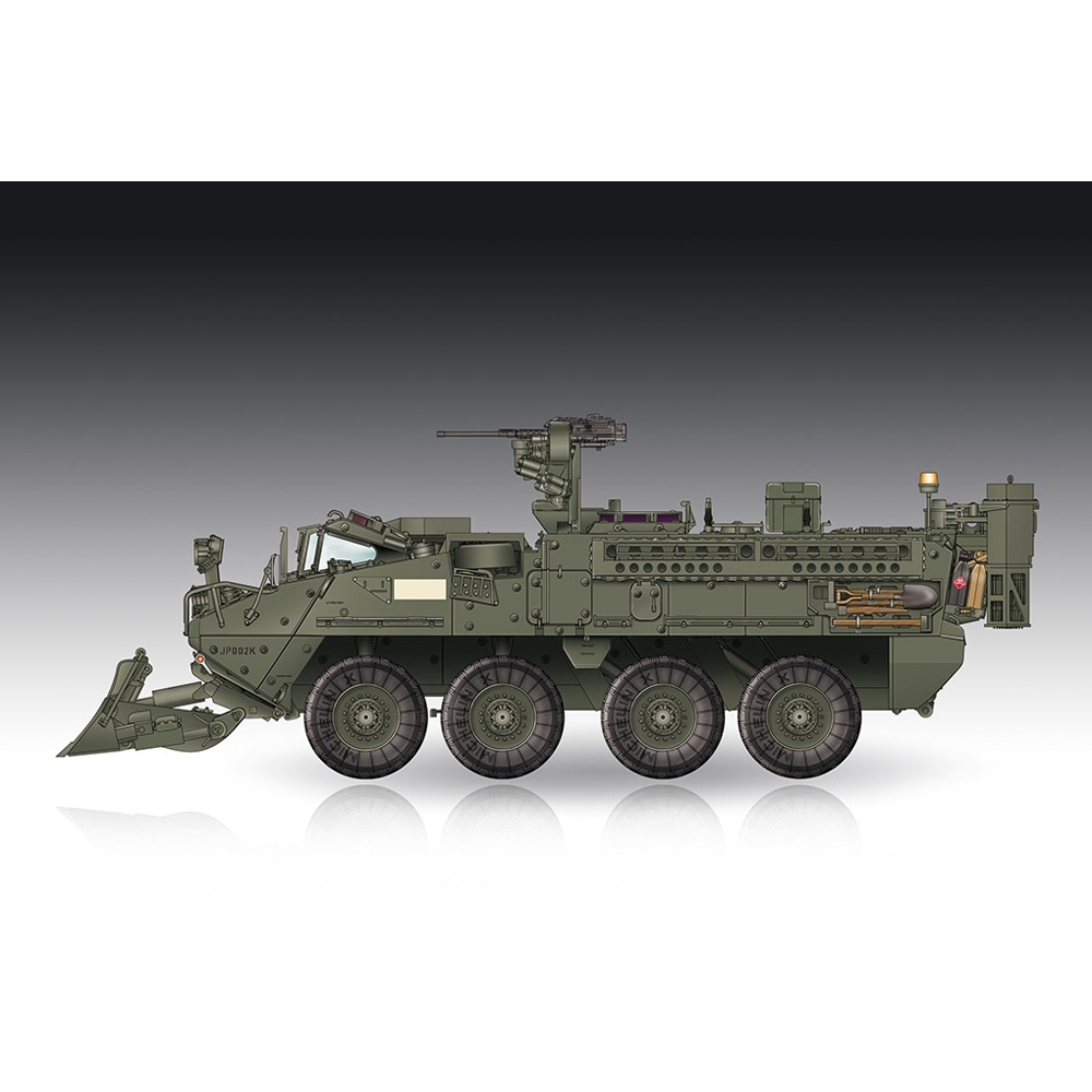US Army M1132 Engineer Squad Vehicle w/ Straight Obstacle Blade