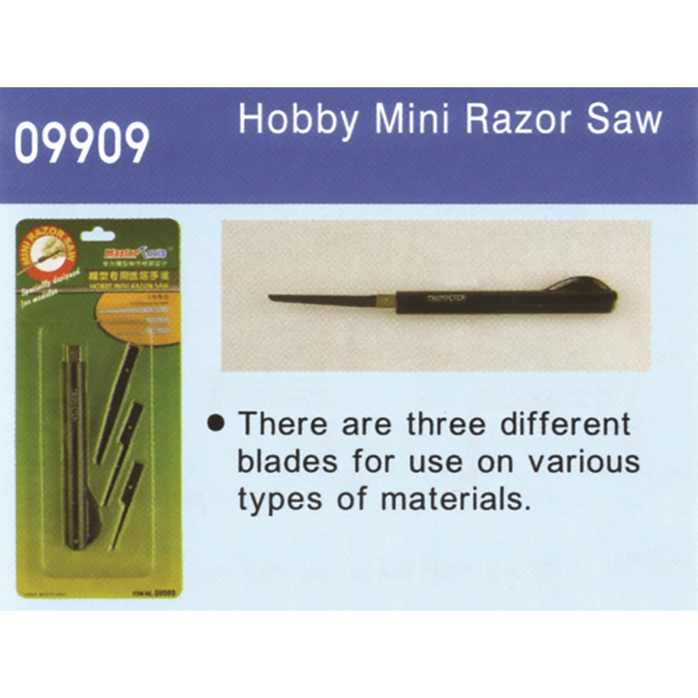 Mini Razor Saw (3 different blades)