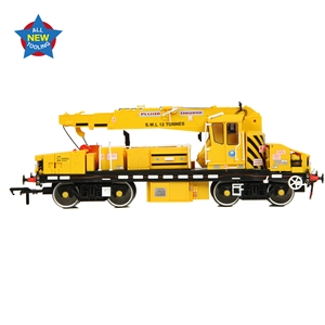 Plasser 12T YOB Diesel-Hydraulic Crane DRP81513 Departmental Yellow