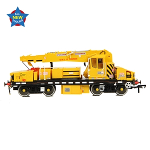 Plasser 12T YOB Diesel-Hydraulic Crane DRP81522 BR Departmental Yellow