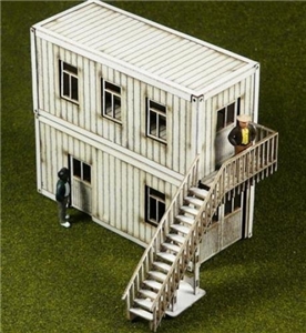 Laser-Cut Container Offices (2 containers) OO scale
