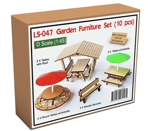 PLS-047 O Scale 10 pcs Picnic Set